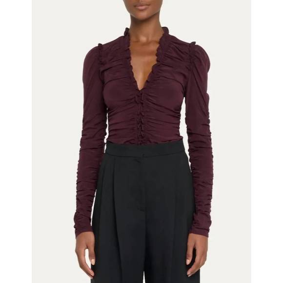 NEW A.L.C. beckett top in purple - Picture 1 of 5